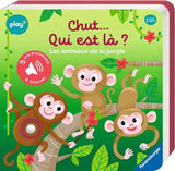 Ravensburger Play+ Chut…qui est là ? Les animaux de la jungle (Mon 1er livre sonore)