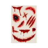 Tatouages éphémères Visage et corps - Cicatrices - Halloween