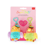 2 Porte-clés en Peluche - Love birds - Tiny Super Soft!