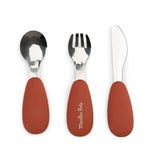 Set couverts silicone - La forêt de Mawa