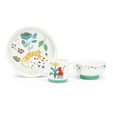 Set vaisselle porcelaine - La forêt de Mawa