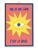 Illustration encadrée prête à accrocher - Soleil