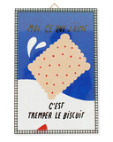 Illustration encadrée prête à accrocher - Tremper le Biscuit