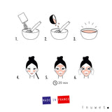 Coffret DIY masques peel-off Hydratants