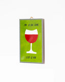 Illustration encadrée prête à accrocher - Vin
