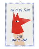 Illustration encadrée prête à accrocher - Voir le Loup