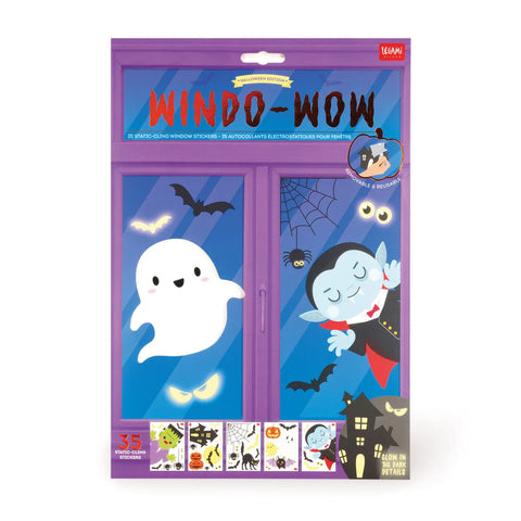 Windo-Wow - Halloween édition - 35 autocollants électrostatiques pour fenêtre