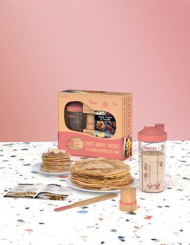 Coffret MIAM FACTORY crêpes, gaufres et pancakes en 2mn - COOKUT