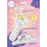 Coloriages Gonflables – 1 baguette magique lumineuse & 1 couronne