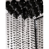 Ballons de baudruche noirs - Chauve-souris x8