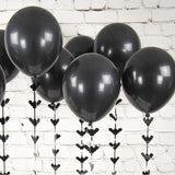 Ballons de baudruche noirs - Chauve-souris x8