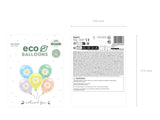 Lot de 5 ballons marguerites - 30 cm
