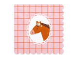 Serviettes de table Chevaux