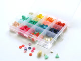 Boîte de 11 couleurs de perles heishi 6 mm