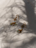 Boucles d'oreilles Coquillage et pampilles