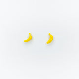 Boucles d'oreilles en porcelaine - Banane