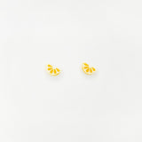 Boucles d'oreilles en porcelaine - Citron