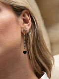 Boucles d'oreilles Strass - Premier amour
