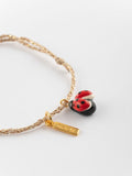 Bracelet corde dorée Coccinelle - Nach