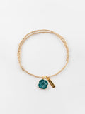 Bracelet corde dorée Trèfle - Nach