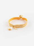 Bracelet twistband élastique doré Coquillage blanc - Nach