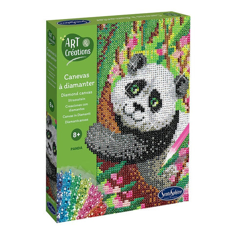 Art et créations - Canevas a diamanter - Panda