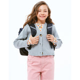 Cartable Moyen Froufrous Paillettes Marine