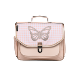 Cartable moyen papillon vichy