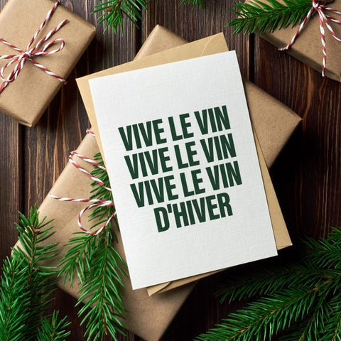 Carte - Vive le vin d'hiver