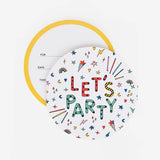 Cartes invitations - Let's party