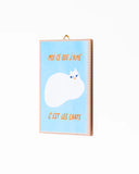 Illustration encadrée prête à accrocher - Chats