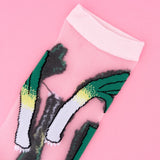 Chaussettes transparentes Poireau