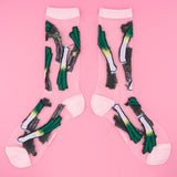 Chaussettes transparentes Poireau