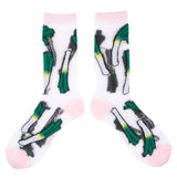 Chaussettes transparentes Poireau