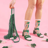 Chaussettes transparentes Poireau