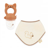Coffret Bavoir et Grignoteuse - Ecureuil