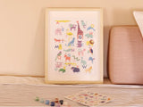 Coffret peinture au numéro - Animal Gang par Maja Tomljanovic