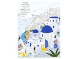 Kit de peinture au numéro - Santorini par  Maja Tomljanovic