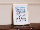 Coffret peinture au numéro - Skiing among mountains par Katie Smith