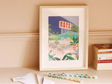 Coffret peinture au numéro - The Motel Pool par Jessica Smith