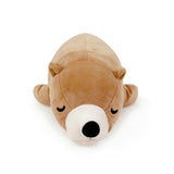 Peluche nemu nemu - COOKIE - Ours Brun - Taille L - 53 cm