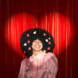 Mini pince à cheveux Coeur rose