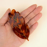 French barrette Feuille