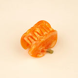 Mini pince à cheveux citrouille