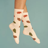 Chaussettes feuilles d'automne - Coucou Suzette