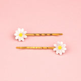 Duo de barrettes fines Pâquerettes - Coucou Suzette