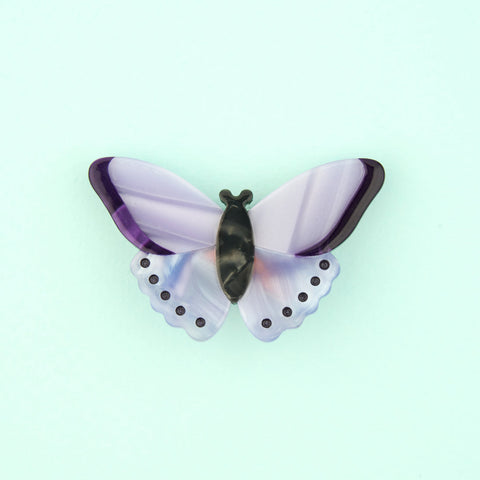 Barrette Papillon mauve - Coucou Suzette