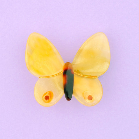 Barrette Papillon jaune - Coucou Suzette