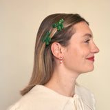 Barrette Noeud Vert - Coucou Suzette