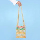 Sac en perles Tulipes